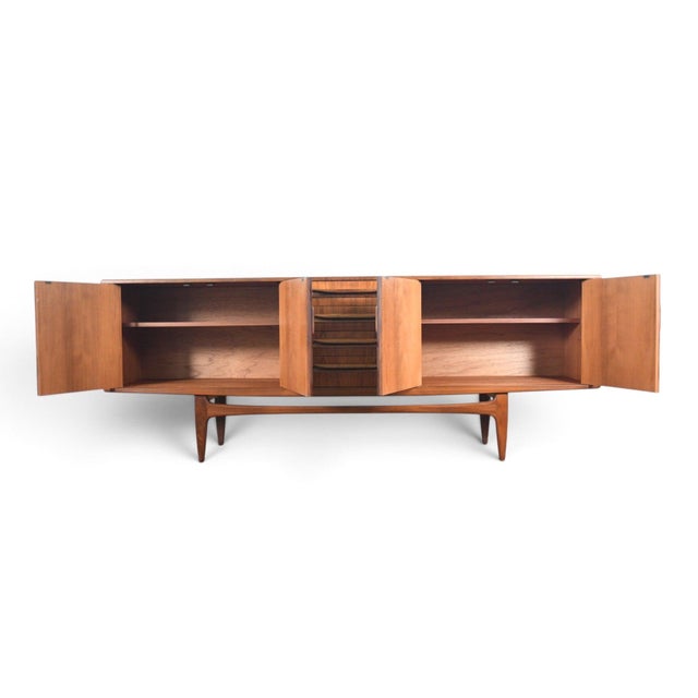 Mid-Century Modern Mid 20th Century Large G Plan Fresco Credenza in Teak #2, Attributed For Sale - Image 3 of 8
