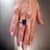 2010s Natural Solitaire Sapphire Ring 6.5 14k W Gold 7 TCW Certified For Sale - Image 5 of 18