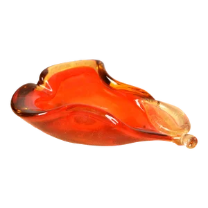 1960s Livio Seguso Style Genuine Venetian Murano Italy Art Glass Pear Decorative Bowl