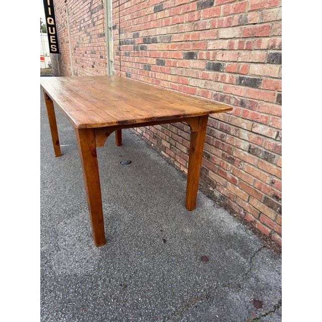 19th Century English Pine Table For Sale In Nashville - Image 6 of 10