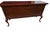 Queen Anne 1990s Thomasville Collectors Cherry Queen Ann Server Sideboard Buffet Console Bar For Sale - Image 3 of 14
