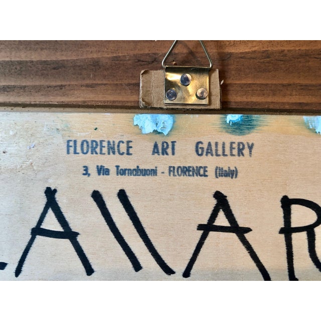 Lazzaro Donati, Italian Modernist Surrealist Lady With a Hat Oil Painting, Signora dal Cappello, 1969 For Sale - Image 9 of 12