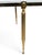 Metal Marble Table with Brass Frame For Sale - Image 7 of 18