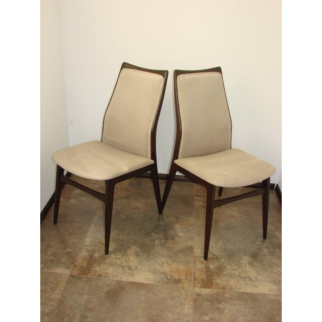 Vintage Dining Chairs by Wilhelm Benze, 1960s, Set of 2 For Sale - Image 6 of 11