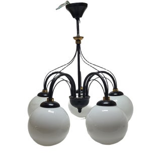 Vintage Art Nouveau Chandelier, Poland, 1970s For Sale
