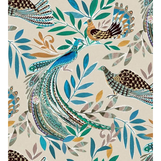 Sample - JWall for The House of Scalamandré Paraiso Wallcovering, Multi ...
