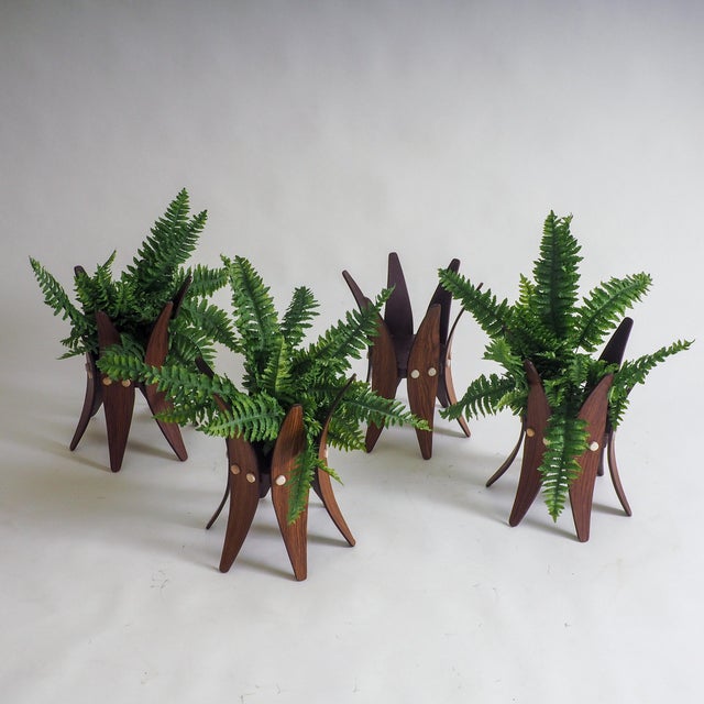 Mid-Century Plant Stands, 1960s, Set of 4 For Sale - Image 17 of 18