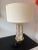 Pair of Travertine and Brass Lamps For Sale - Image 4 of 13