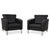 Black Leather 1200 Armchairs from Rolf Benz, Set of 2 For Sale - Image 16 of 16