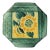 French Hand-Made Majolica Trivet For Sale