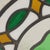 Art Deco Floral Stained Glass Window, Set of 2 For Sale - Image 14 of 16