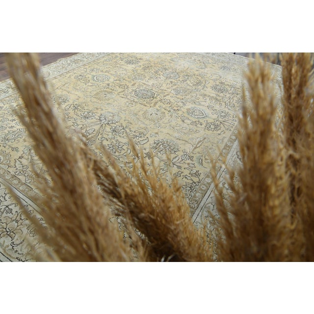 Persian 1970s Vintage Persian Handmade Wool Cotton Area Rug For Sale - Image 3 of 11