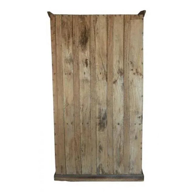 Mid 19th Century Indian Shesham Wood Rustic Cabinet With Iron Hardware From the 19th Century For Sale - Image 5 of 6