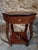 Mid-Century Modern Inlaid Side or Sewing Table in Mahogany and Mixed Woods, France, 1930s-1950s For Sale - Image 3 of 18