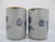 Set of 2 incredibly sweet vintage Ken Edwards Mexican pottery, coffee cups from the El Palomar studio in Tonalá, Mexico....