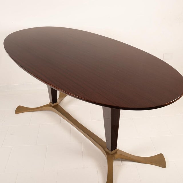 Brown Table by Fulvio Brembilla for RB Design, 1950s For Sale - Image 8 of 18