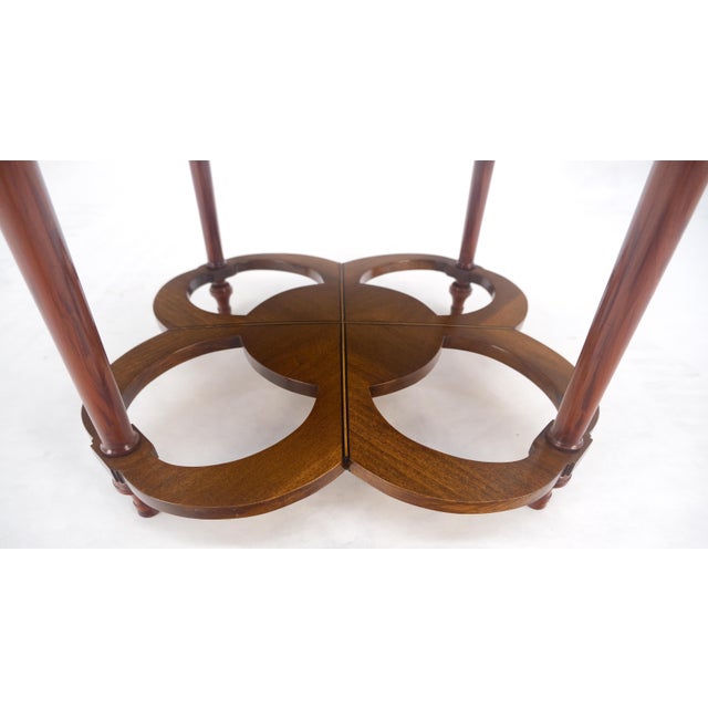 Very Fine Mother of Pearl Decorated 24" Round Side Lamp Table Stand For Sale - Image 18 of 18