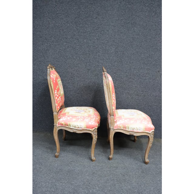 Louis XV Style Walnut Side Chairs – Pair For Sale - Image 11 of 11