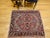 Tribal Vintage Persian Heriz Serapi Area Rug, Handwoven Geometric Pattern, Brick Red & Ivory, 4’ X 4’ For Sale - Image 3 of 12