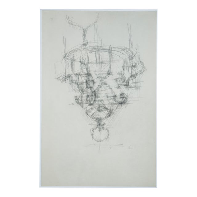 Alberto Giacometti, Chandelier, 1963, Lithograph For Sale