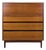 Mid Century Modern Walnut Tall Dresser / Credenza by Kipp Stewart for Directional by Calvin Furniture, Restored For Sale
