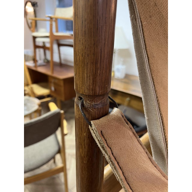 Niels Eilersen Safari Lounge Chair by Erik Worts for Niels Eilersen, 1960s For Sale - Image 4 of 9