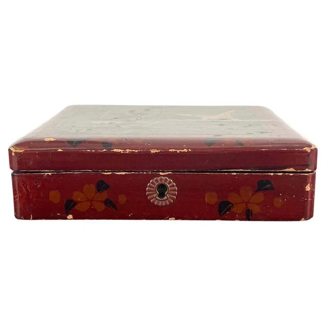 Japanese Lacquered Box, 1880 For Sale - Image 11 of 11