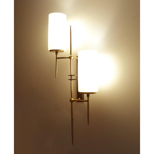 Vintage Modernist Wall Lights from Lunel, 1960s, Set of 2 For Sale - Image 10 of 18