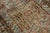 Blue Antique Heriz Serapi Runner Rug, Muted Blue and Sage Wool Corridor Rug For Sale - Image 8 of 9