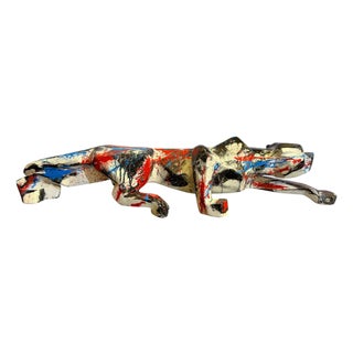 Silvio Formichetti, Panther Sculpture, 21st Century, Resin For Sale