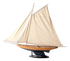 Early 20th Century Pond Yacht