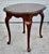Ethan Allen Vintage Ethan Allen Quenn Anne Style Oval Cherry Side Table For Sale - Image 4 of 11
