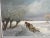 Large Vintage Feliks Dolgan Polish Winter Horse Sled Snow Landscape Oil Painting For Sale - Image 4 of 13