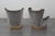 Mid-Century Green-Gray Velvet Armchairs attributed to G. Veronesi for ISA, Italy, 1950s, Set of 2 For Sale - Image 6 of 18