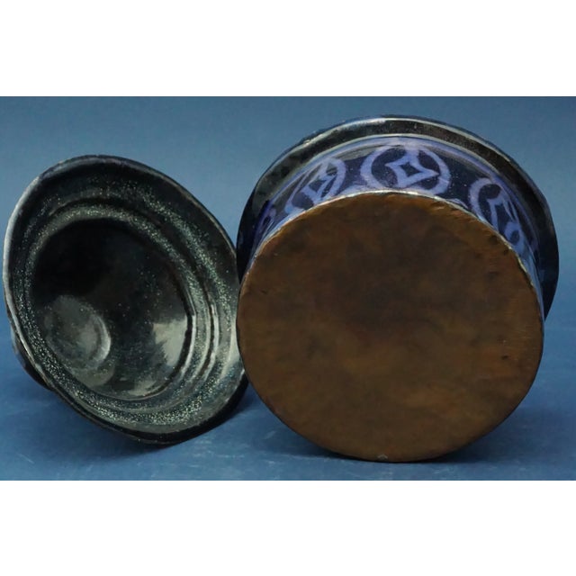 Futurist Enameled Copper Vase by Paolo De Poli, Italy, 1940s For Sale - Image 9 of 15