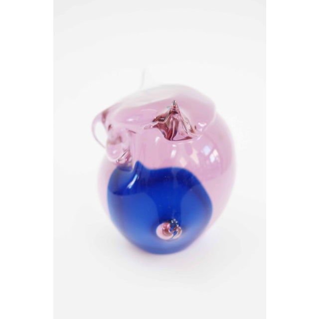 Ermanno Nason Murano glass owl for Cenedese Signed Sommerso Made in Italy 1960s Considerable weight: 2 kg Height: 12 cm,...