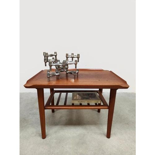Vintage Scandinavian Teak Coffee Table from Holger Georg Jensen, 1960s For Sale - Image 3 of 8
