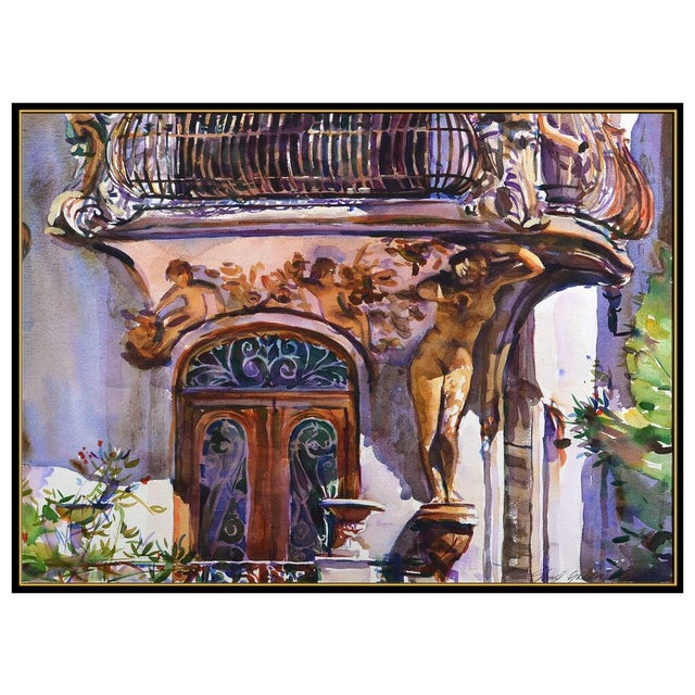 Impressionist Mid 20th Century The Baroque Balcony, Shirl Goedike For Sale - Image 3 of 6