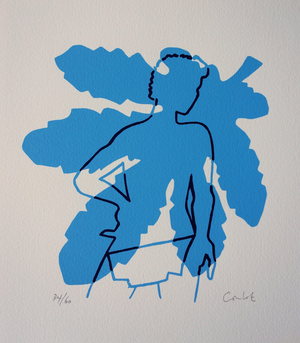 Jean Coulot, L'Homme et le Chêne, Screen Print