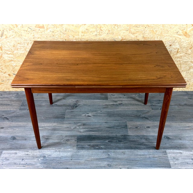 Vintage Danish Teak Dining Table, 1960s For Sale - Image 3 of 17