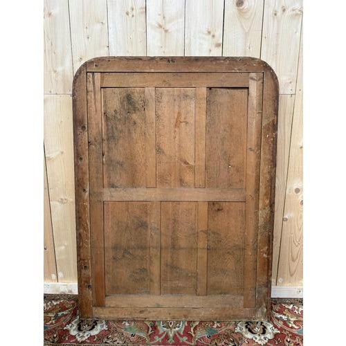 Glass Louis Philippe Gilt Mirror For Sale - Image 7 of 8