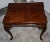 Vintage (1980's) Side/End Table has a Queen Anne Style. Made by Ethan Allen. The Wood is Burl Mahogany. The Table has a...