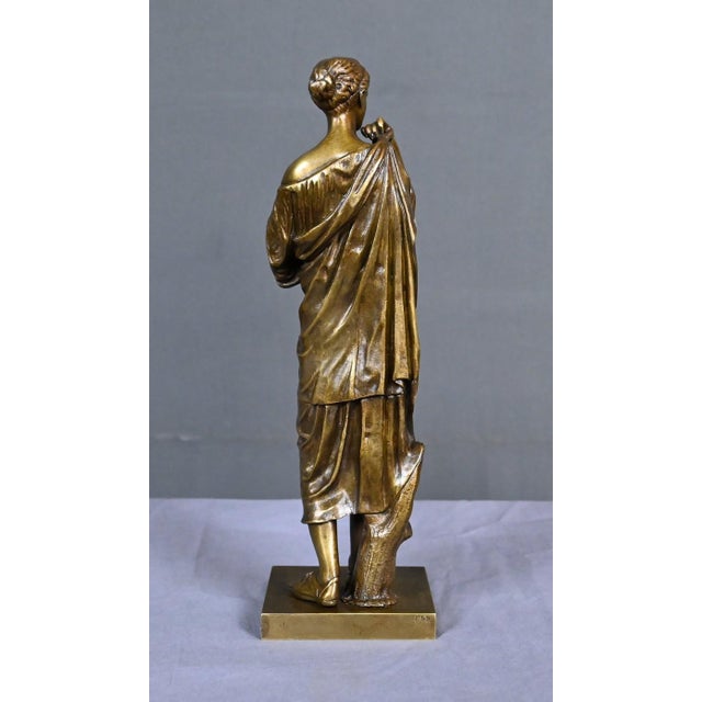Raingo Frères after Praxiteles, Diana of Gabii, Late 19th Century, Bronze For Sale - Image 6 of 18