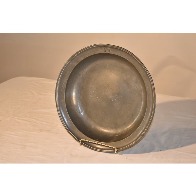 Early 19th Century Pewter Bowl For Sale In Greensboro - Image 6 of 10