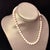 Metal Akoya Pearl Necklace 14k White Gold Certified For Sale - Image 7 of 7