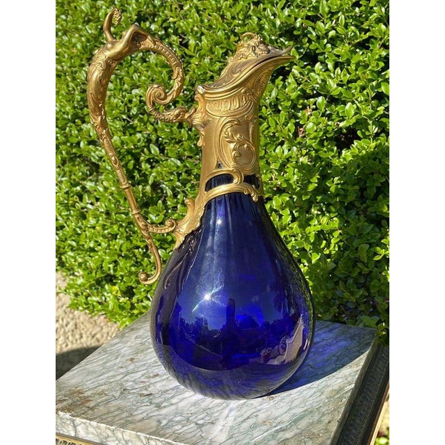 Ewer from La Cristallerie de Lorraine For Sale - Image 3 of 13