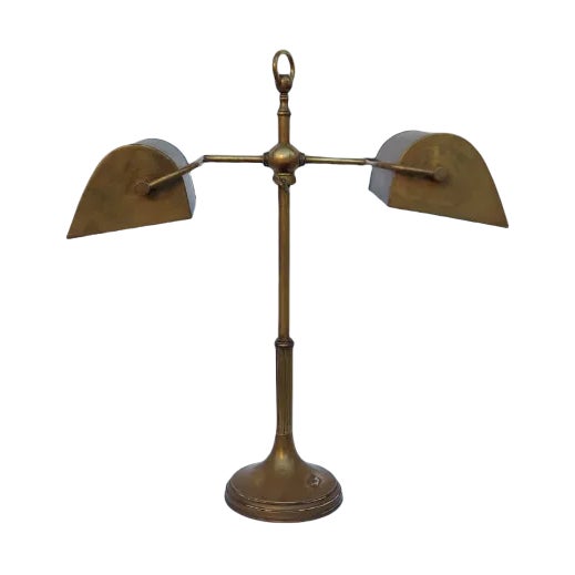 Ministerial Brass Lamp For Sale