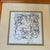 Contemporary abstract Wayne Cunningham pen and ink drawing. Signed and framed. Measures 6x6 or approximately 12.5x12.5...