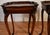 1940s Pair of English Chippendale Carved Mahogany Side Tables / End Tables For Sale - Image 9 of 18