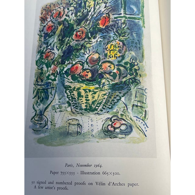 The lithographs by Chagall 1969 by Julien Cain.